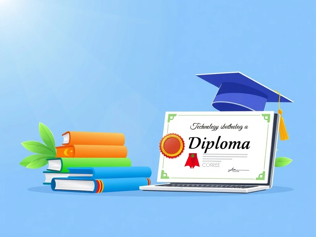 Lista de cursos tecnólogos reconhecidos pelo MEC e diploma superior original com selo de autenticidade.