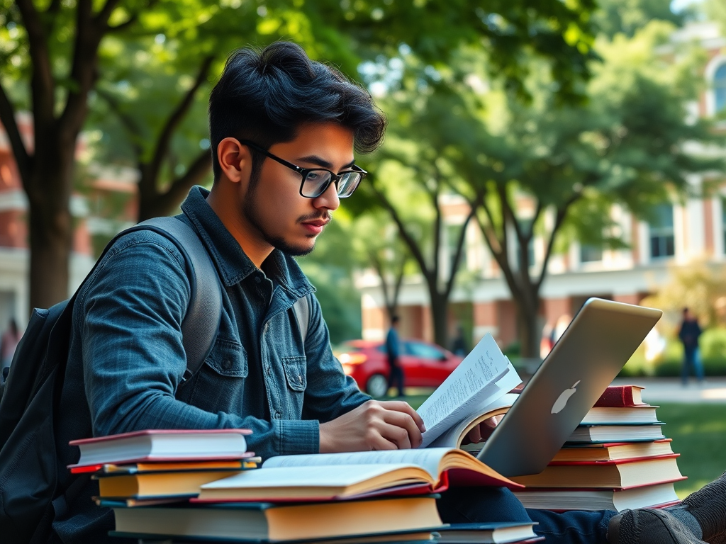 Imagem de aluno que deseja comprar diploma universitário.
